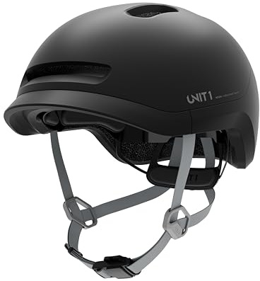 UNIT 1 NEON SE Casco Smart per Bici ed E-Bike con Luce LED Posteriore, Indicatori di Direzione, Luce Stop e App Connessa | Casco Urbano per Pendolari e Mobilità Urbana