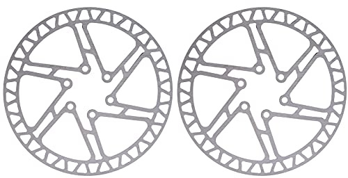 Picysa 160 Mm Slitstark Cykelbromsskiva för Mountainbike med Högfriktionsbelägg och Skruvar