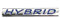 Areyourshop - Emblema adesivo in 3D per auto con scritta HYBRID da applicare sul bagagliaio posteriore