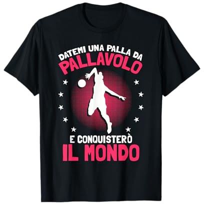 Divertente Pallavolista Donna Pallavolo Volley Maglietta