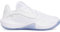 Under Armour Unisex UA Lockdown 7 Low Basketball Schuhe, White/White/Metallic Silver, 46 EU