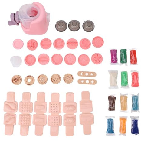 Kids Dough Play Tool Noodle Maker Set, Color Clay Playdough Machine Toy for Home and Kindergarten, Unleash Your Kids Creativity and Imagination