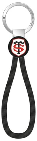 STADE TOULOUSAIN Schlüsselanhänger Toulouse, offizielle Rugby-Kollektion, Schwarz , One size