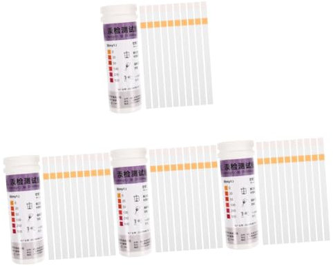 ERINGOGO 4 Ensembles Papier Test De Détection De Et De Mercure Trousse De Test D'eau Potable De Test D'ovulation Kit De Test Bandelette De Test 10 Pièces * 4