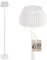 BRILONER - Riffle LED Stehlampe kabellos IP44 mit Touch, dimmbar, Memoryfunktion, Akku tauschbar, Akku Stehleuchte, Leselampe, Wohnzimmerlampe, German Design Award Winner 2025, 19x124 cm, Weiß