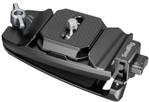 SMALLRIG Camera Clip with Plate, Quick Release System for Sony, for Nikon, for Fujifilm, for DSLR Action Camera, Backpack Strap Clip Kit for Arca-Swiss - 5053