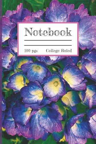 Blue Hydrangea Notebook