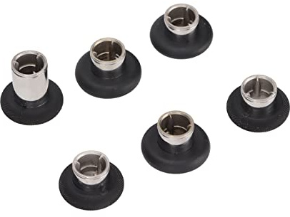 GOWENIC Joystick in Metallo da 6 Pezzi per One Series 2 | Impugnature per Levetta in Acciaio Inossidabile con Impugnatura Strutturata, Parti di Ricambio per Controller Modello 1797
