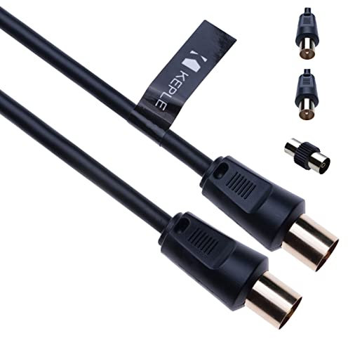 Câble d'antenne récepteur satellite pour enregistreur de télévision par câble récepteur parabolique pour distributeur satellite barre de son TV, HDTV, radio, DVB-T, DVB-C, DVB-S, FM, DAB coaxial 10m