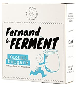 FERNAND LE FERMENT - ferments lactiques pour yaourt bulgare maison, spécial yaourtière, fabriqué en Bulgarie (Bulgare (10 sachets))
