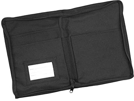 ZYNCUE Auto-Handschuhfach-Organizer-Aufbewahrungsmappe, langlebig, 600D-Oxford-Tuch, schwarz, Fahrzeug-Handschuhfach, Karten-Organizer-Brieftasche, Tasche für Autoschlüssel
