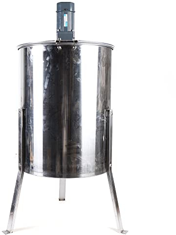Elektrische Honigschleuder Honig Extractor Höhe Edelstahl 4-Rahmen Imkerei Beehive Bienenhaltung 40 ''