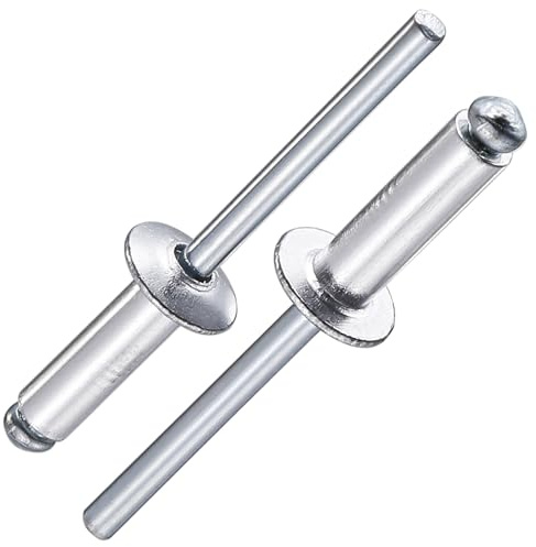 Wensilon (200Pcs) 3/16x5/8 Aluminum blind pro Rivets,Aluminum Grip and Steel Mandrel