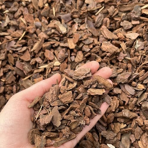 Premium Orchid Bark Substrate - Fine Grade, 8-15mm, Repotting Bark Soil Compost Mix (50L)