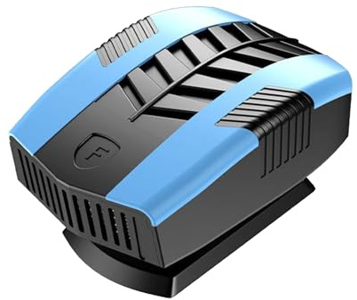 Amesor Chauffages De Voiture pour Véhicule - Dégivreur de Pare-Brise - Dégivrage Électrique Portable 360° Rotatif pour Véhicule Auto Voiture Caravane Pare-Brise Temps Froid