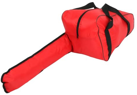 Borsa Trasporto Motosega Oxford Impermeabile Portatile per Conservazione Attrezzi Giardinaggio Rosso