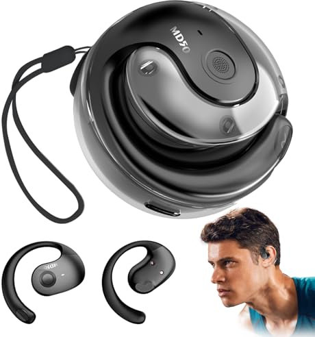 Übersetzer Kopfhörer, Übersetzungskopfhörer Echtzeit - Unterstützt Mehr Als 144 Sprachen, Über-Ohr Ai Kopfhörer Übersetzer für iOS und Android, Ideal für Reisen und Business (Schwarz)