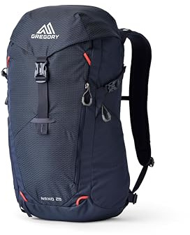 Gregory Nano 28 – Ryggsäck, 54 cm, 28 L, 0,63 kg, Blå (Spark Navy), Blå (Spark Navy), 54H x 31W x 23D cm, Avslappnad