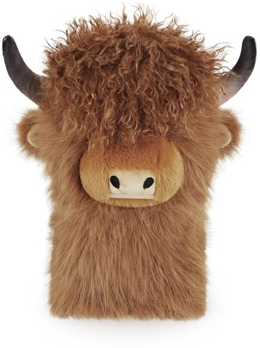 Golfschlägerhaube mit lockigem Haar, lustig, weich, gemütlich, Plüschtier-Golfschläger-Kopfbedeckung, Braun