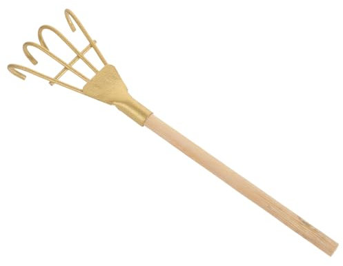 HOOTNEE Mini Râteau De pour Décor Outil Miniature pour Garçon Fille Et Accessoires De Décoration