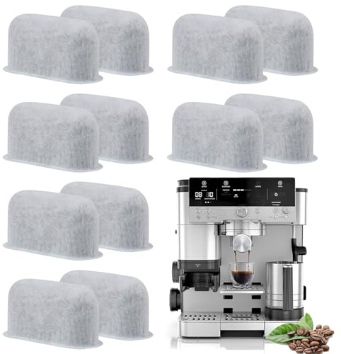 12 Stück Wasserfilter AktivKohlefilter Einsätze für Ninja Luxe Cafe ES601EU & Pro ES701EU Zubehör, Ersatzfilter Ninja Kaffeemaschine, Kompatibel mit Ninja Kaffeevollautomat