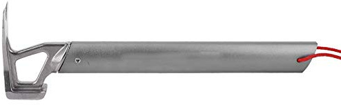 Fockety Martillo para Acampar de Acero Inoxidable, Estacas Ligeras para Tienda de Campaña, Extractor de Clavos para Acampar Al Aire, Mochilero y Senderismo