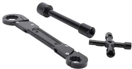 CFTGIW Strumenti Idraulici Chiave di Arresto Angolare in Acciaio Kit Chiave Angolare Strumenti Professionali per Chiavi da Idraulico per Progetti di Tubi e Dadi Angolo di un Dado Rapido Lo STRUMENTO