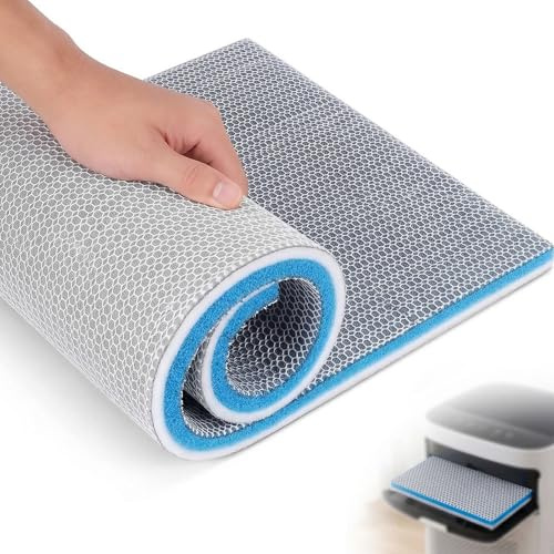 Asheyya Aquarium Filter Media Sponge Pad, Reusable Multi Layer Foam Filter Floss for Fish Tank Filters Accessories (30 X 40 X 1.5 cm)