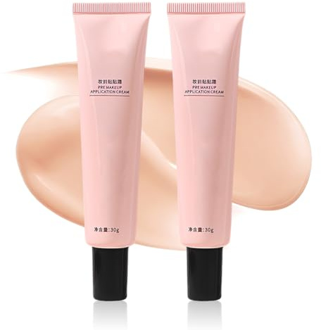 Reccisokz 2 Piezas Prebase Facial Para Maquillaje, Resistente Al Agua E Hidratante, Para Cubrir Imperfecciones Y Rojeces, Para Un Maquillaje Impecable, Mejora La Luminosidad De La Piel, 30 G
