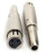 SiYear professioneller Mikrofon-Adapter/Converter mit 3-poligem XLR-Anschluss weiblich auf 6,35-mm-Klinke weiblich, Stereo-Audio-Anschluss, XLR auf 6,35-mm-Adapter (2er-Pack)