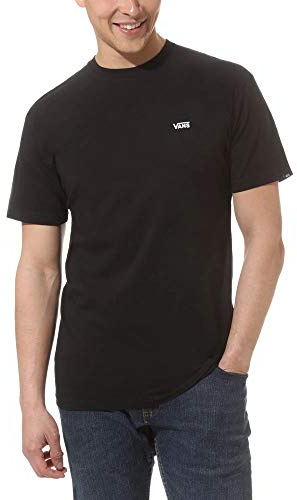 Vans Herren Left Chest Logo Tee T-Shirt, Schwarz (Black White Grey Melange), X-Large, VN0A3CZE, 17