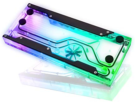 Raijintek Kompatibel mit Acheron 240 RBW Distro Plate – Acryl, D-RGB