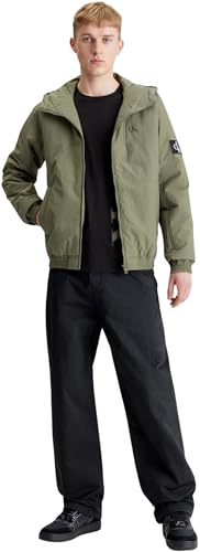 Calvin Klein Jeans Giacche Imbottite Uomo, Oliva polverosa, L