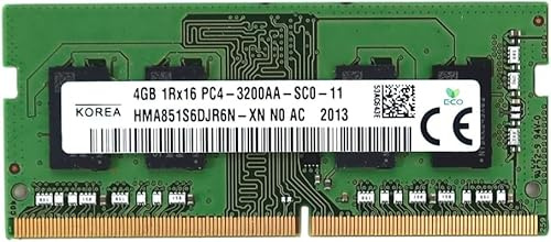 RAM DDR4 SODIMM 4GB 3200MHz PC4-25600 1.2V per Notebook, Modulo Memoria OEM, MPN HMA851S6DJR6N