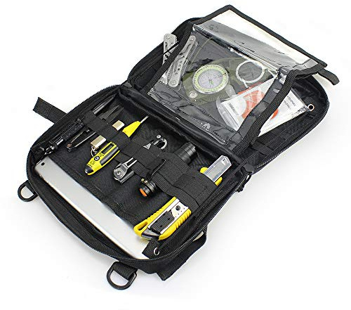 WYNEX Taktische Admin Molle Beutel, medizinische EDC EMT Utility Bag Shell Design Befestigung Beutel 1000D Nylon Wandern Gürteltaschen wasserdicht