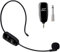 PELLOR Wireless UHF Mikrofon, Professionell Kabellos Wiederaufladbar Mikrofon Headset Sprachverstärker Head Mounted Microphone Voice Amplifier mit Empfänger Receiver