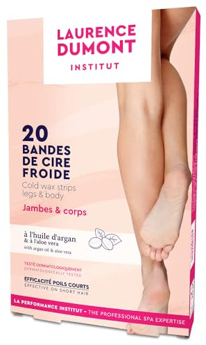 Laurence Dumont - 20 bandes de cire froide Jambes & Corps - Peau sensible : Peau lisse et douce