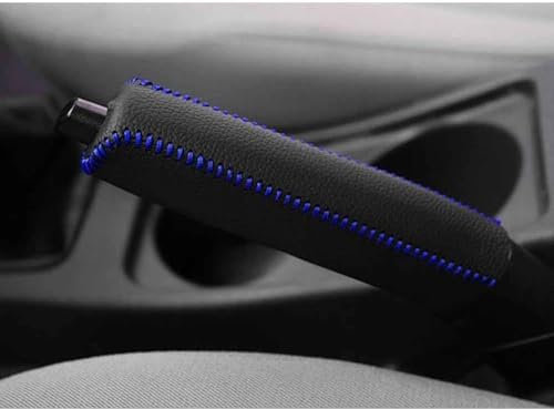 HYXBD Cubierta Freno Mano para Coche para Touareg III II I (Type CR 7P 7L 5T 1T) 2017-2024 2025, Cuero Cubierta de Palanca de Freno de Mano Antideslizante Interior Accesorio