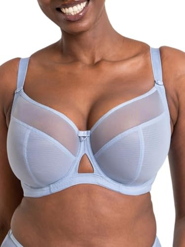 Curvy Kate Balcony Side Support Bra Victory Underwired Womens Ladies Underwear Lingerie Periwinkle Blue Cup Size 34GG