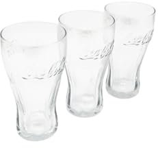 Juego de 3 vasos de cristal transparente de forma alta 20 cl