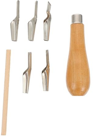 HOMSFOU 1Ensemble Spatules de Peinture Ergonomiques pour Artistes Outils de Sculpture Inoxydable Fournitures Art Pratiques Réutilisables