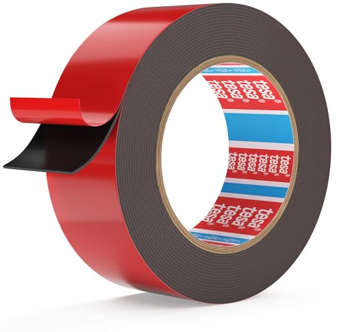 EMITEVER Nastro Biadesivo Extra Forte 6411-5,5mX24mm, Nastro per Montaggio con Adesivo LSE, Alta Prestazione ed Elevata Adesione Iniziale, per Installazione Permanente su Multipli Substrati