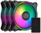 Cooler Master MasterFan 3N1 MF120 Halo ARGB - Dual Ring adressierbares RGB-Design, Gehäuse & Kühlung, Hybrid-Lüfterblätter mit Smart-Sensor und Vibrationsdämpfungsrahmen - mit Controller, Desktop