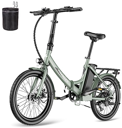 Fafrees Bicicleta eléctrica plegable F20 Light E-Bike 250 W Motor 36 V 14,5 Ah Batería, 20 pulgadas City EBike Plegable 35 N.M Par de torsión E-Mountain Bike 25 km/h