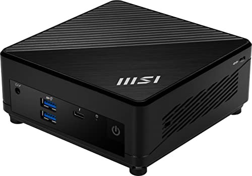 MSI Cubi 5 12M, 0.7L Mini PC, Intel Core i5-1235U, WiFi 6, BT 5.2, Duel LAN, Thunderbolt Tipo C, Negro, sin Sistema operativo (CUBI 5 12M-015BUS): Cubi 5 (BLK)