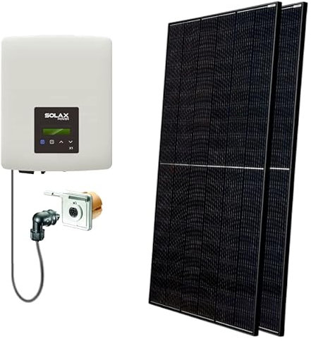 Balkonkraftwerk 800 W | Photovoltaikanlage 445W | Flachdachaufständerung