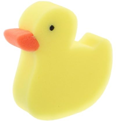 minkissy Esponja de Baño para Ñiño y Niños Pequeños Diseño de Pato, y Exfoliante, Limpieza para Ducha y Cuidado Corporal el Baño Infantil