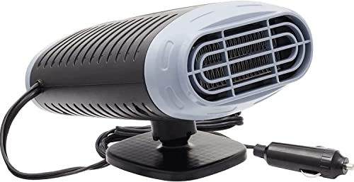 DSLIHA Car Heater 12v 150W Portable Car Heater for winter, Portable Auto Heater, Car Heater Fan with 2 in 1 Fast Heating/Cooling for Car Defroster Windshield Fast Defogger with Cigarette Lighter Plug