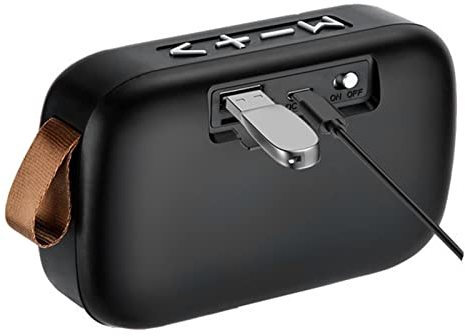 Mini Bluetooth Speaker, Portable Wireless Speaker Stereo Subwoofer with Call, Memory Card, USB, FM Function, for Indoor Outdoor