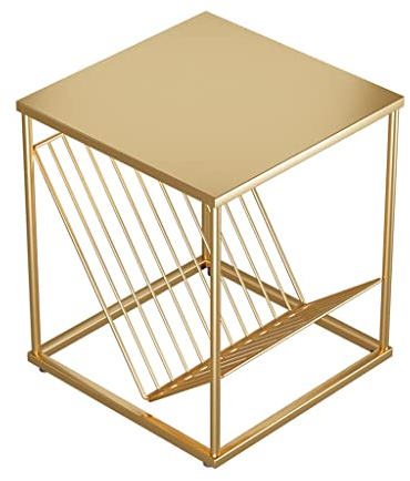 HASMI Table de Chevet Table de Chevet Petite Design Minimaliste Moderne Casier Moderne Fer à Repasser Chambre à Coucher de Chevet for Salon Bureau bureautique Chevet de lit (Color : A)